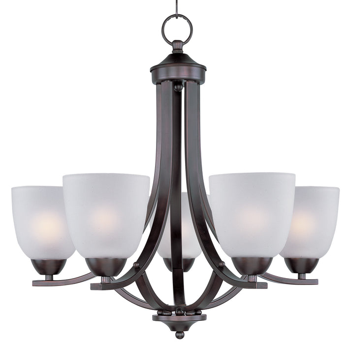 Myhouse Lighting Maxim - 11225FTOI - Five Light Chandelier - Axis - Oil Rubbed Bronze