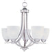 Myhouse Lighting Maxim - 11225FTSN - Five Light Chandelier - Axis - Satin Nickel