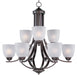 Myhouse Lighting Maxim - 11226FTOI - Nine Light Chandelier - Axis - Oil Rubbed Bronze