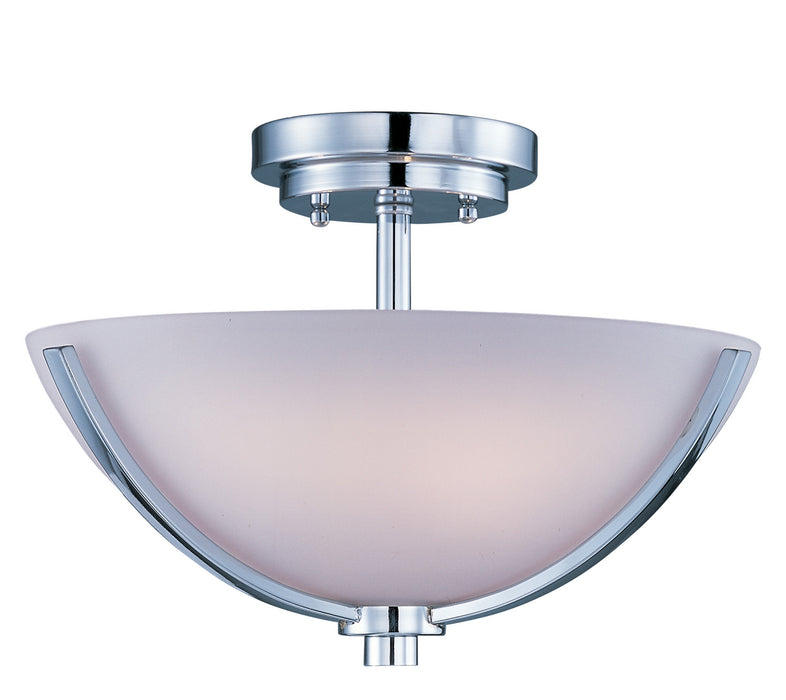 Myhouse Lighting Maxim - 20021SWPC - Three Light Semi-Flush Mount - Rocco - Polished Chrome