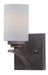 Myhouse Lighting Maxim - 20030SWOI - One Light Wall Sconce - Deven - Oil Rubbed Bronze