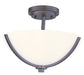 Myhouse Lighting Maxim - 20031SWOI - Three Light Semi-Flush Mount - Deven - Oil Rubbed Bronze