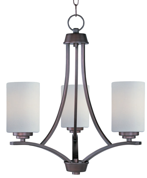 Myhouse Lighting Maxim - 20033SWOI - Three Light Chandelier - Deven - Oil Rubbed Bronze