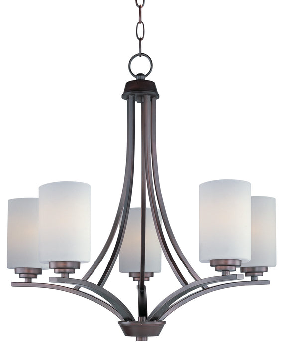 Myhouse Lighting Maxim - 20035SWOI - Five Light Chandelier - Deven - Oil Rubbed Bronze