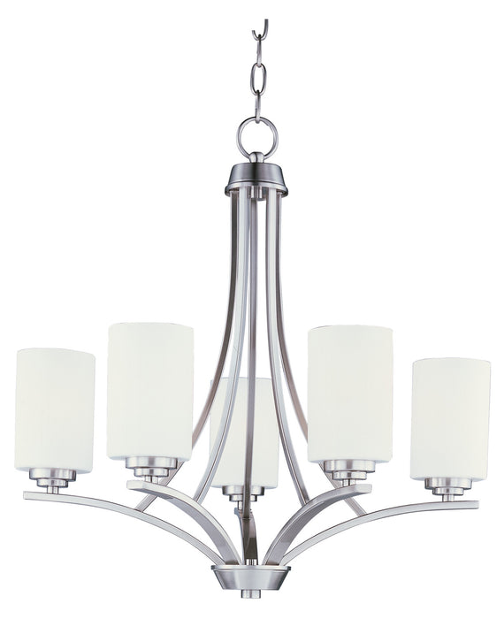 Myhouse Lighting Maxim - 20035SWSN - Five Light Chandelier - Deven - Satin Nickel