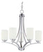 Myhouse Lighting Maxim - 20035SWSN - Five Light Chandelier - Deven - Satin Nickel