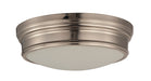 Myhouse Lighting Maxim - 22371SWNAB - Three Light Flush Mount - Fairmont - Natural Aged Brass