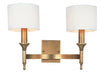 Myhouse Lighting Maxim - 22379OMNAB - Two Light Wall Sconce - Fairmont - Natural Aged Brass