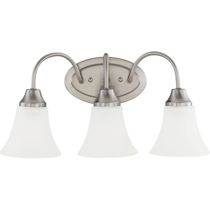 Myhouse Lighting Generation Lighting - 44807-962 - Three Light Wall / Bath - Holman - Brushed Nickel