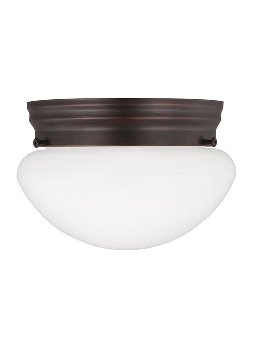 Myhouse Lighting Generation Lighting - 5326-710 - One Light Flush Mount - Webster - Bronze