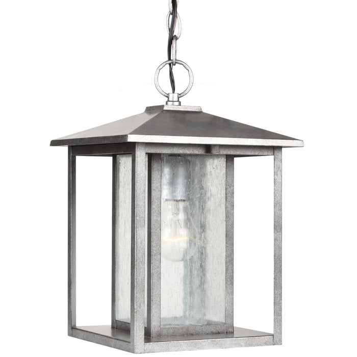 Myhouse Lighting Generation Lighting - 62027-57 - One Light Outdoor Pendant - Hunnington - Weathered Pewter