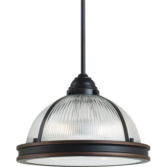 Myhouse Lighting Generation Lighting - 65061-715 - Two Light Pendant - Pratt Street Prismatic - Autumn Bronze