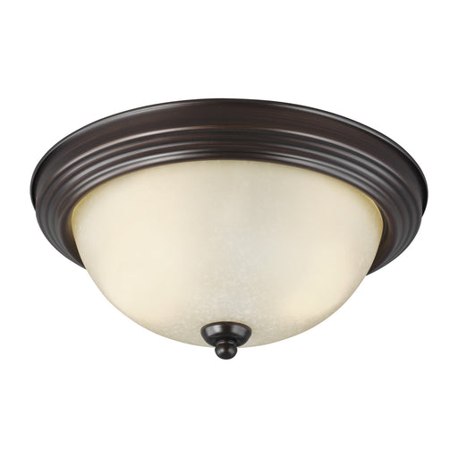 Myhouse Lighting Generation Lighting - 77064-710 - Two Light Flush Mount - Geary - Bronze