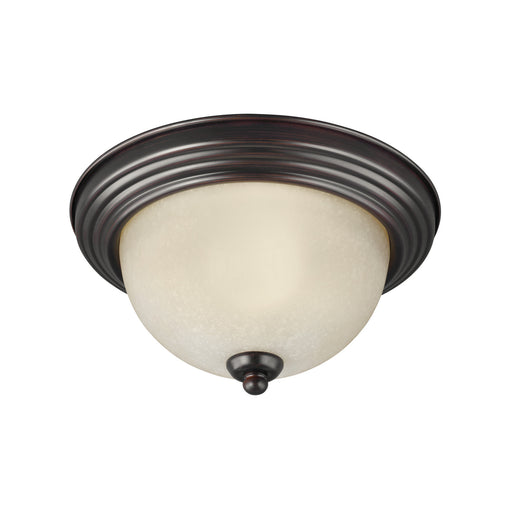 Myhouse Lighting Generation Lighting - 77065-710 - Three Light Flush Mount - Geary - Bronze