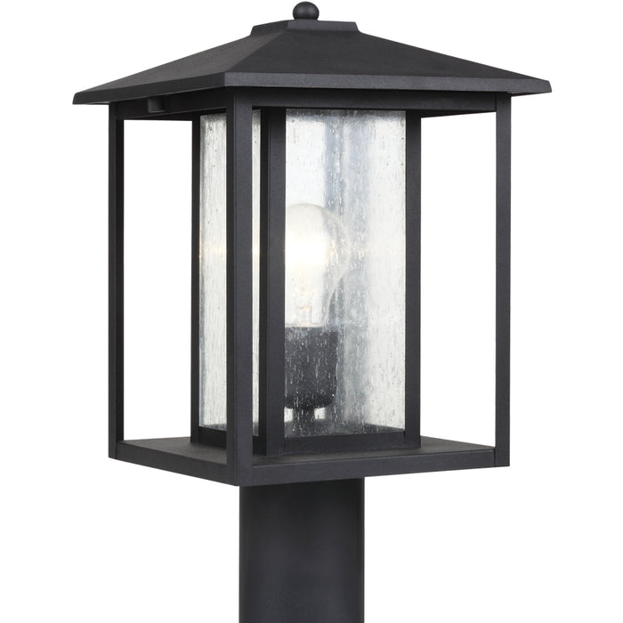 Myhouse Lighting Generation Lighting - 82027-12 - One Light Outdoor Post Lantern - Hunnington - Black