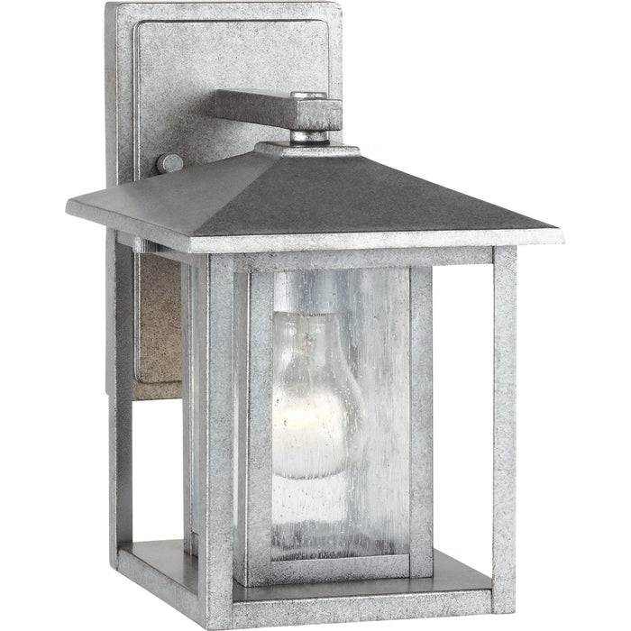 Myhouse Lighting Generation Lighting - 88025-57 - One Light Outdoor Wall Lantern - Hunnington - Weathered Pewter