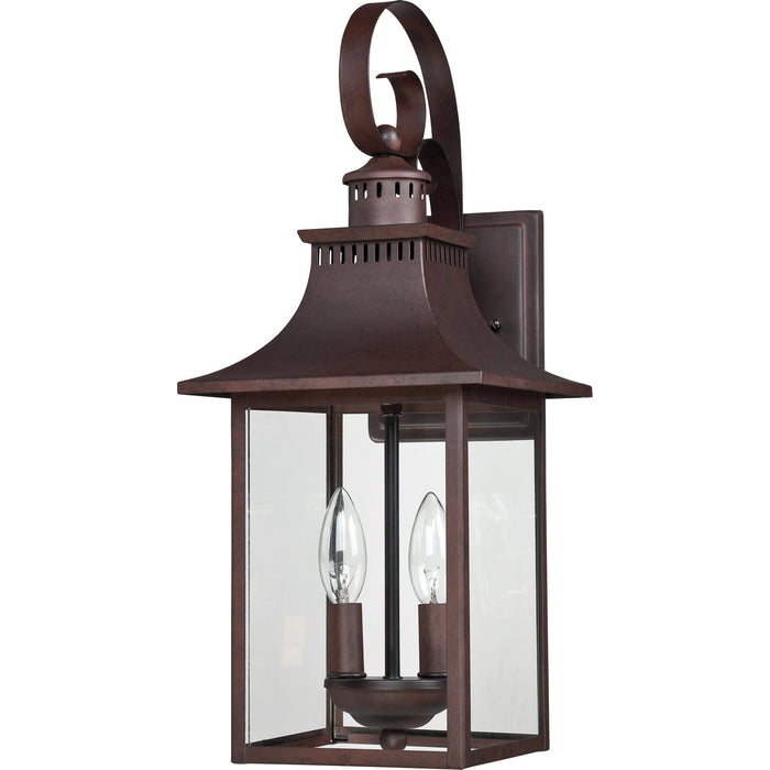 Myhouse Lighting Quoizel - CCR8408CU - Two Light Outdoor Wall Lantern - Chancellor - Copper Bronze