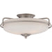 Myhouse Lighting Quoizel - GF1617AN - Three Light Flush Mount - Griffin - Antique Nickel