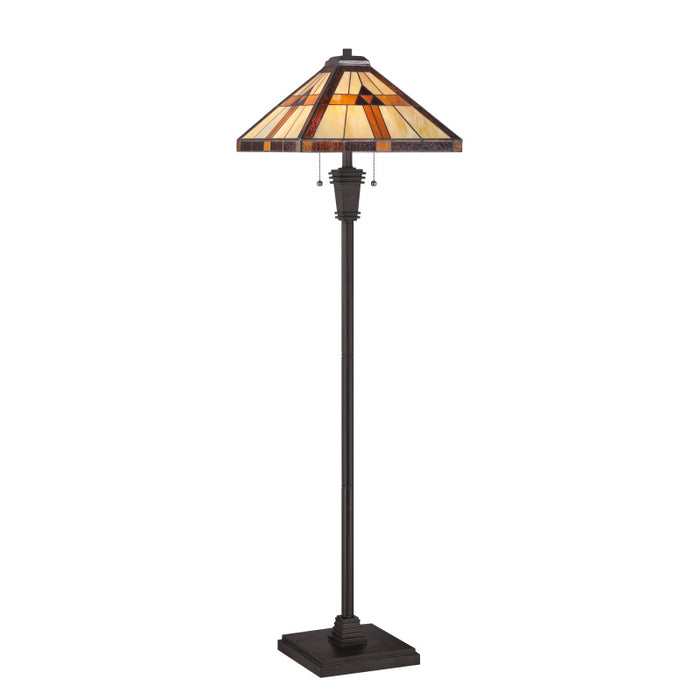 Myhouse Lighting Quoizel - TF1427F - Two Light Floor Lamp - Bryant - Vintage Bronze