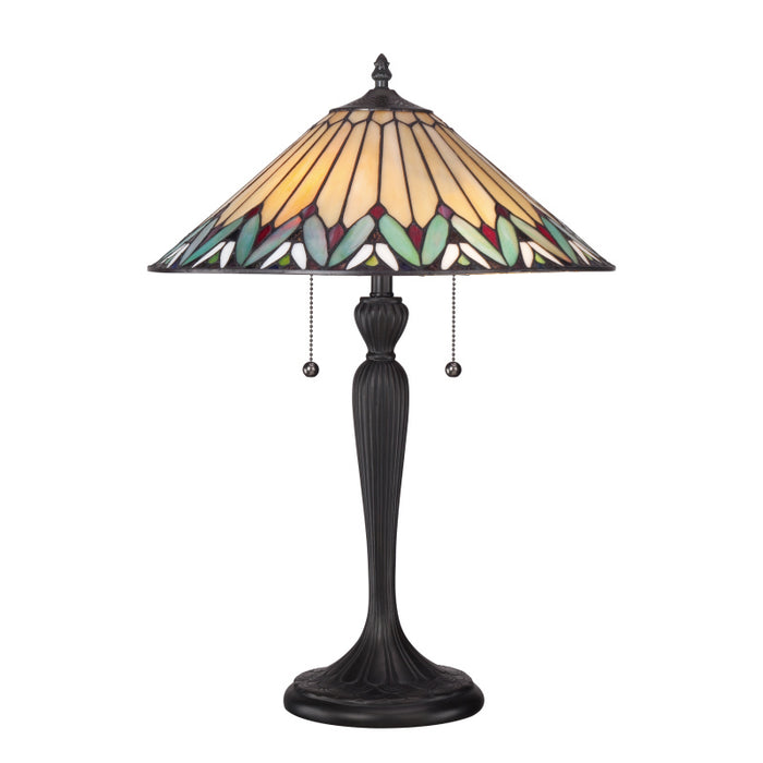 Myhouse Lighting Quoizel - TF1433T - Two Light Table Lamp - Pearson - Bronze Patina