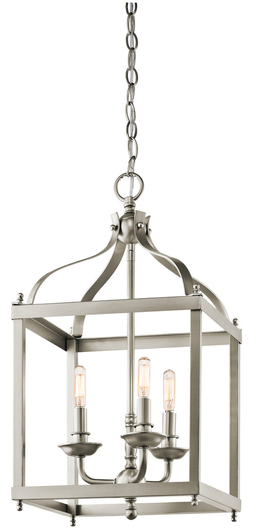 Myhouse Lighting Kichler - 42566NI - Three Light Pendant - Larkin - Brushed Nickel