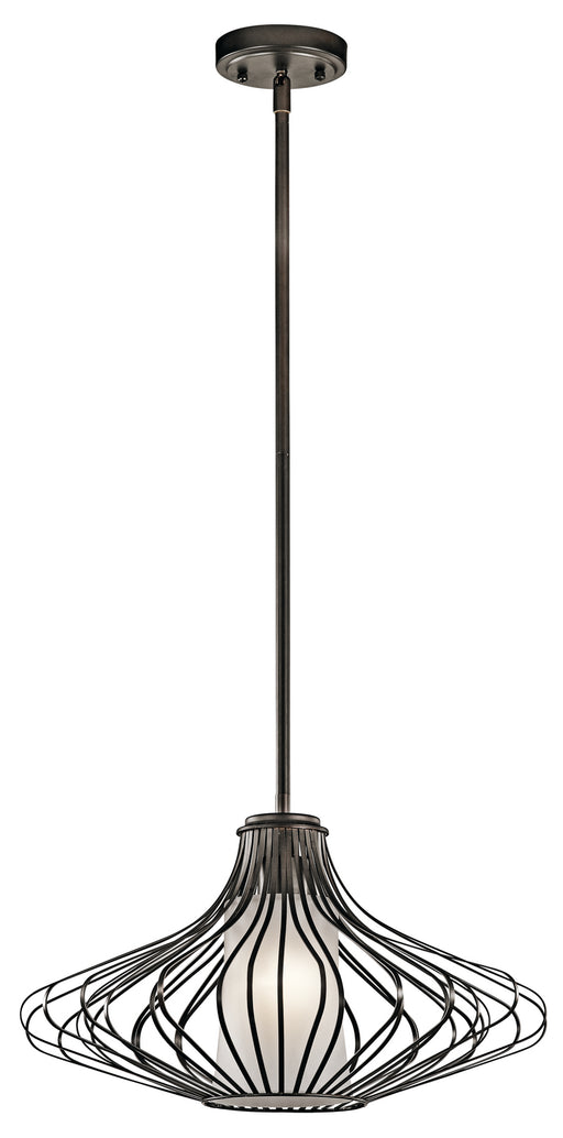 Myhouse Lighting Kichler - 43201OZ - One Light Pendant - No Family - Olde Bronze