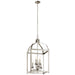 Myhouse Lighting Kichler - 42568NI - Six Light Foyer Chandelier - Larkin - Brushed Nickel