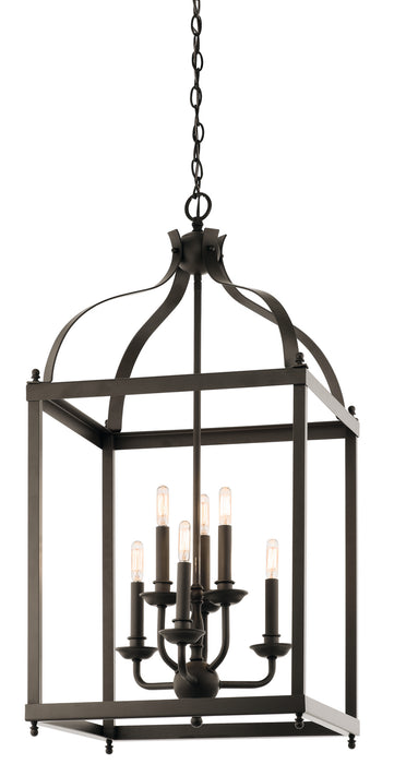 Myhouse Lighting Kichler - 42568OZ - Six Light Foyer Chandelier - Larkin - Olde Bronze