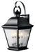 Myhouse Lighting Kichler - 9704BK - Four Light Outdoor Wall Mount - Mount Vernon - Black