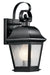 Myhouse Lighting Kichler - 9707BK - One Light Outdoor Wall Mount - Mount Vernon - Black
