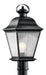 Myhouse Lighting Kichler - 9909BK - One Light Outdoor Post Mount - Mount Vernon - Black