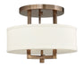 Myhouse Lighting Hinkley - 3200BR-LED - LED Semi-Flush Mount - Hampton - Brushed Bronze