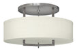 Myhouse Lighting Hinkley - 3211AN-LED - LED Semi-Flush Mount - Hampton - Antique Nickel