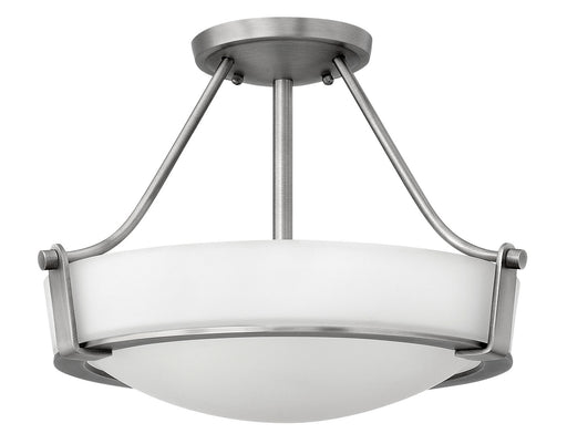 Myhouse Lighting Hinkley - 3220AN-LED - LED Semi-Flush Mount - Hathaway - Antique Nickel