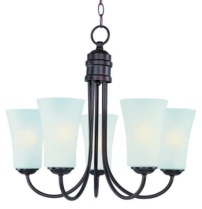 Myhouse Lighting Maxim - 10045FTOI - Five Light Chandelier - Logan - Oil Rubbed Bronze