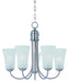 Myhouse Lighting Maxim - 10045FTSN - Five Light Chandelier - Logan - Satin Nickel