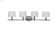 Myhouse Lighting Maxim - 12764WTOI - Four Light Bath Vanity - Rondo - Oil Rubbed Bronze