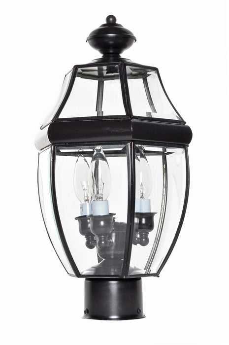 Myhouse Lighting Maxim - 6097CLBU - Three Light Outdoor Pole/Post Lantern - South Park - Burnished