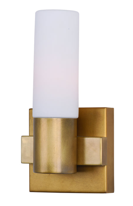 Myhouse Lighting Maxim - 22411SWNAB - One Light Wall Sconce - Contessa - Natural Aged Brass