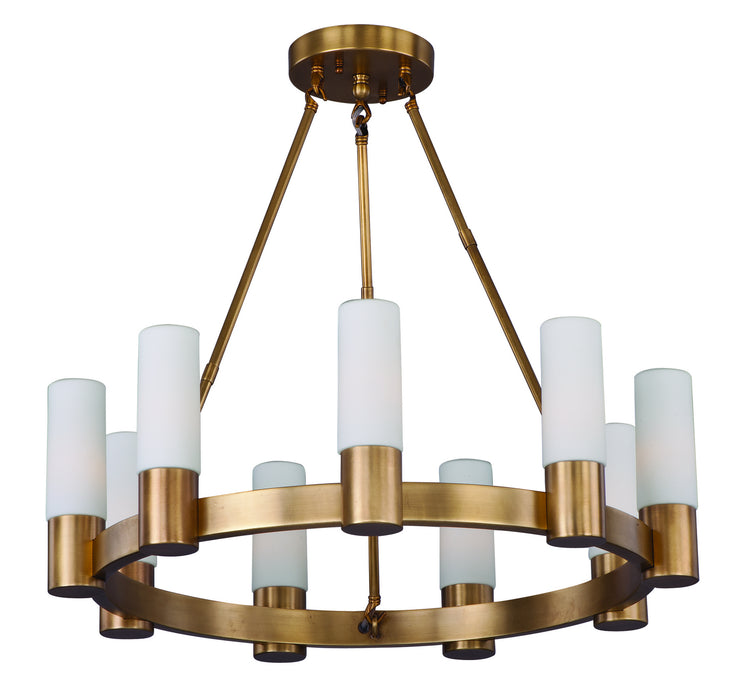 Myhouse Lighting Maxim - 22418SWNAB - Nine Light Chandelier - Contessa - Natural Aged Brass