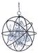 Myhouse Lighting Maxim - 25142ARPN - Four Light Pendant - Orbit - Anthracite / Polished Nickel