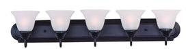 Myhouse Lighting Maxim - 8015FTOI - Five Light Bath Vanity - Essentials - 801x - Oil Rubbed Bronze