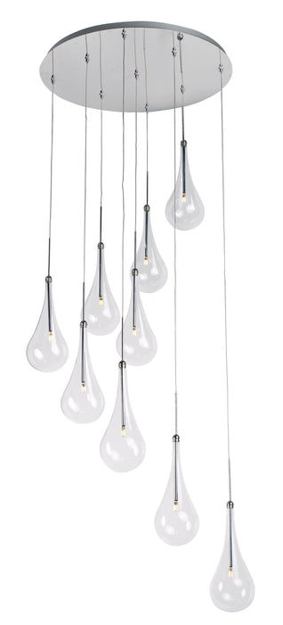 Myhouse Lighting ET2 - E20515-18PC - LED Pendant - Larmes LED - Polished Chrome