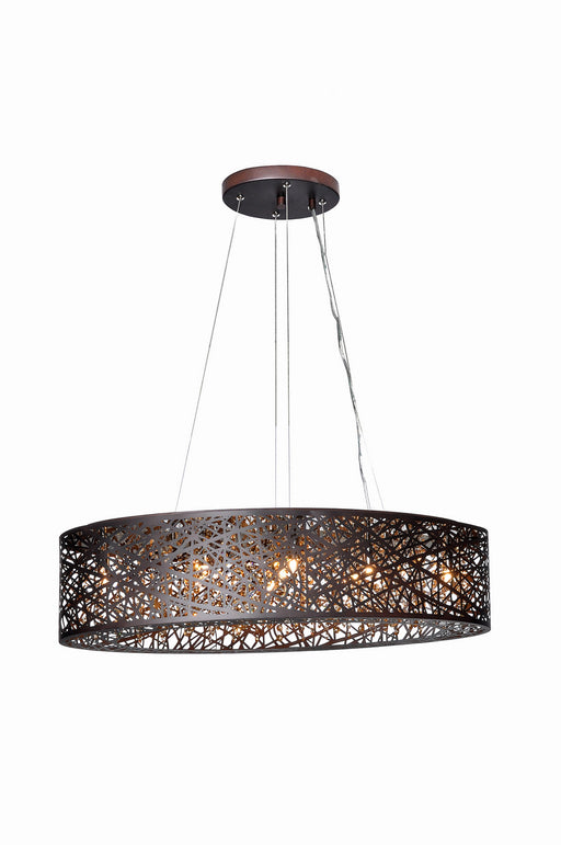 Myhouse Lighting ET2 - E21310-10BZ - Nine Light Pendant - Inca - Bronze