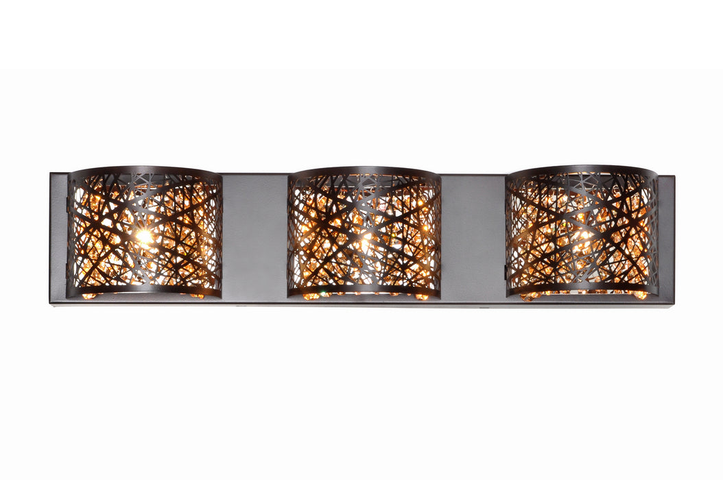 Myhouse Lighting ET2 - E21316-10BZ - Three Light Bath Vanity - Inca - Bronze