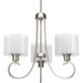 Myhouse Lighting Progress Lighting - P4695-09 - Three Light Chandelier - Invite - Brushed Nickel