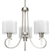 Myhouse Lighting Progress Lighting - P4695-09 - Three Light Chandelier - Invite - Brushed Nickel