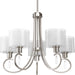 Myhouse Lighting Progress Lighting - P4696-09 - Five Light Chandelier - Invite - Brushed Nickel