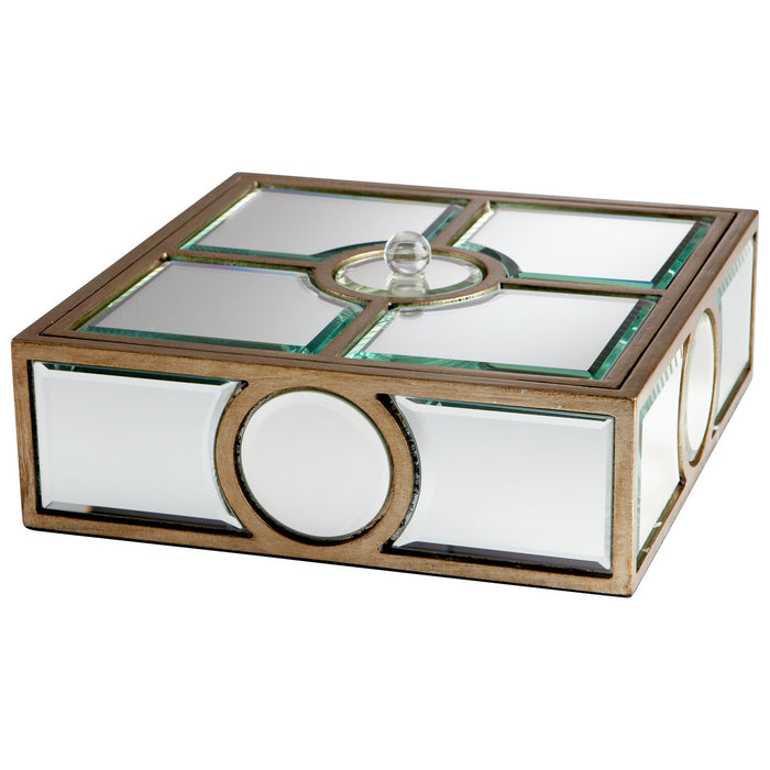 Myhouse Lighting Cyan - 05935 - Container - Through The Lens - Clear And Gold