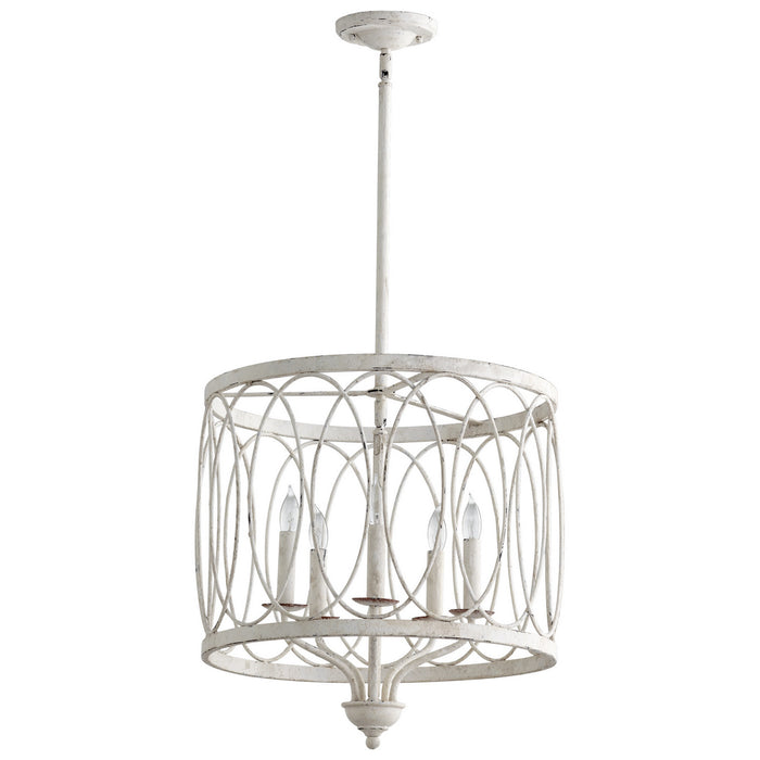 Myhouse Lighting Cyan - 05976 - Five Light Pendant - Sausalito - Persian White